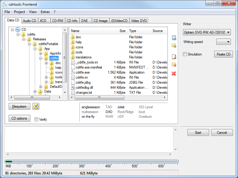 cdrtfe 1.3.9