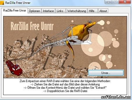 RarZilla Free Unrar 3.31