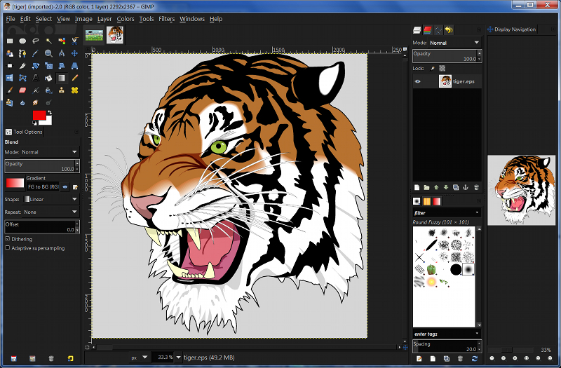 GIMP 2.7.3
