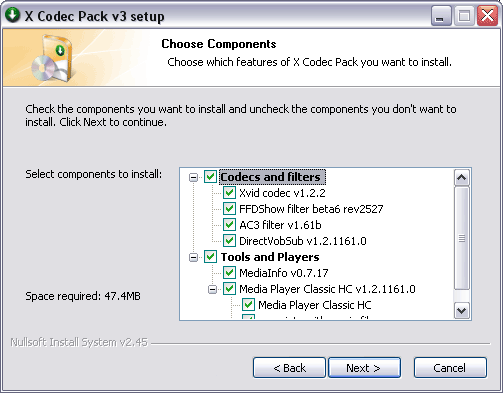 X Codec Pack 3.0.0.4