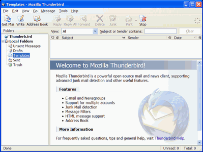 Mozilla Thunderbird 6.0.1